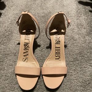 SAM & LIBBY nude heals. Worn once. Size 8.5